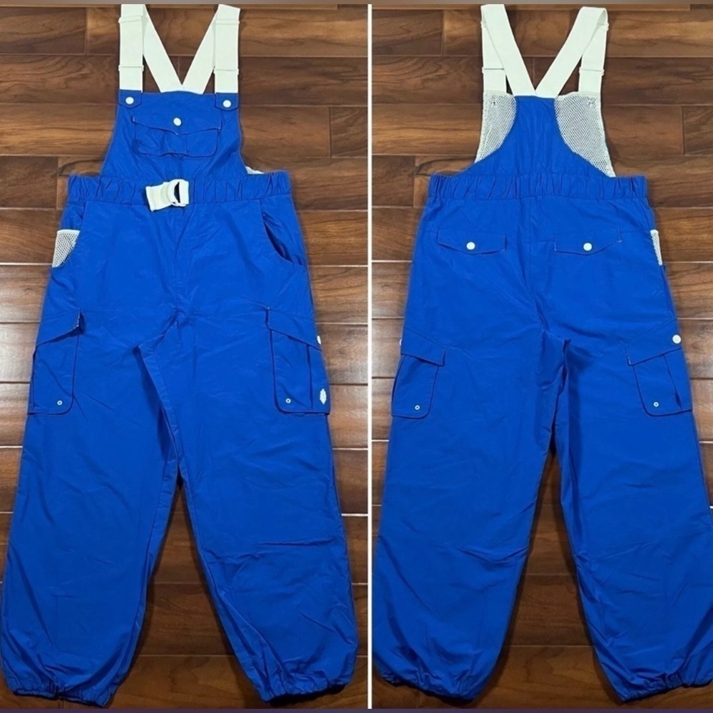 NWT Free People Movement S Morning Meadow Onesie in Royal Blue Combo New $168 - Picture 4 of 7